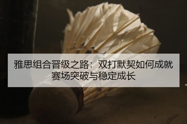 雅思组合晋级之路：双打默契如何成就赛场突破与稳定成长